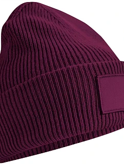 B Pletená čepice Patch 53. burgundy model 22442503 - Beechfield