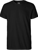 Neutral O 60012 Pánské bio tričko s ohrnutými rukávy 77.6012 black