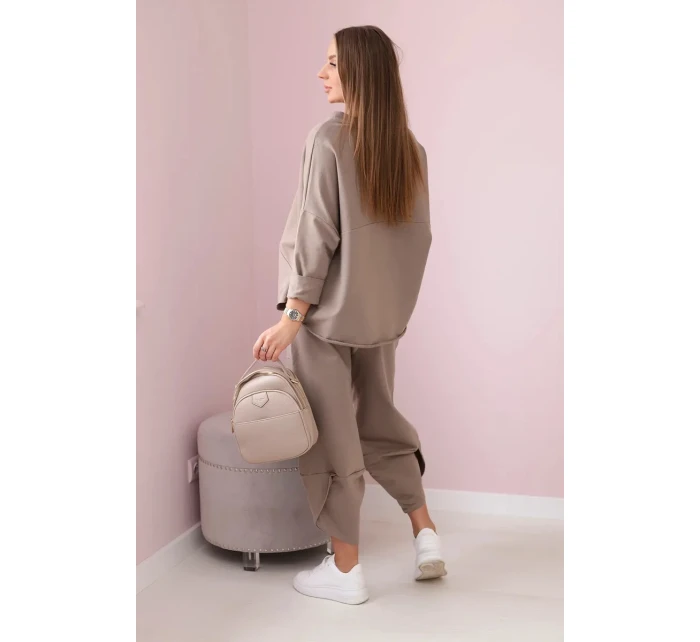 Bavlněná mikina kalhoty set fango Bavlněná mikina kalhoty set fango