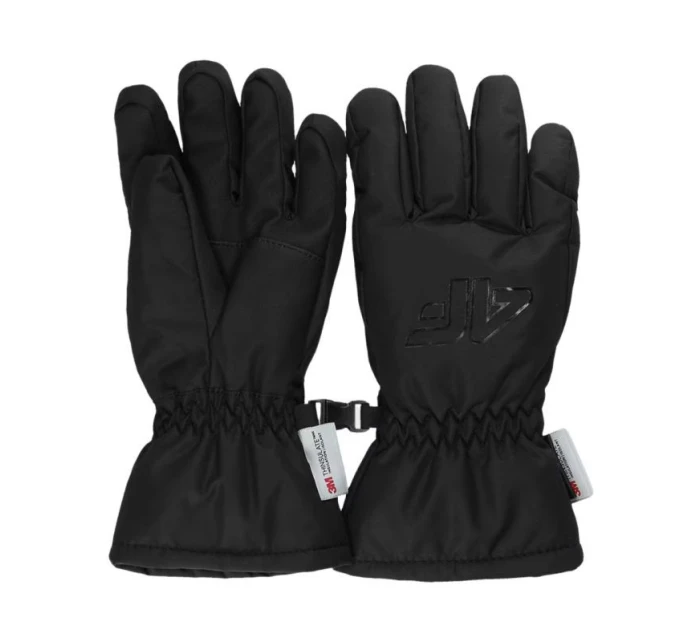 Dětské rukavice černé 21S model 21342246 - 4F Dětské rukavice černé 21S model 21342246 - 4F