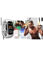 GIEWONT Smartwatch Black and White 2 Stripes GW200-2 GIEWONT Smartwatch Black and White 2 Stripes GW200-2