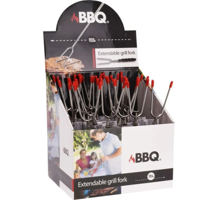 TELESKOPICKÁ VIDLICE NA GRIL 24-72 CM