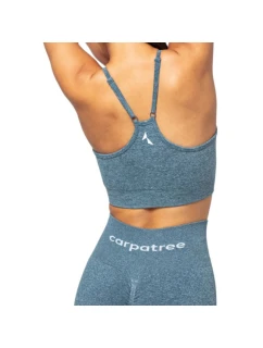 Allure Blue Melange bezešvá sportovní podprsenka - model 21931742