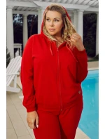 Italská móda Todra long barva:červená