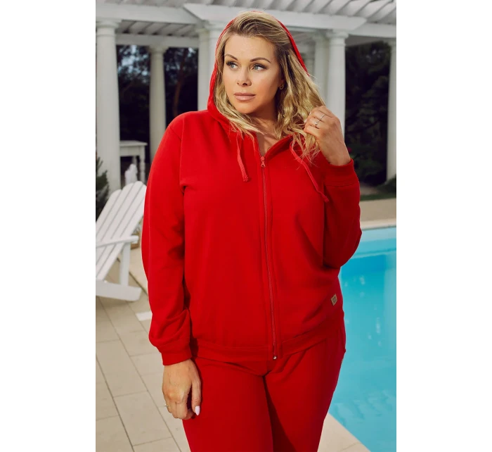 Italská móda Todra long barva:červená