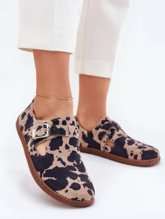 Semišové Polobotky Dámské S Přezkou  model 21703105 - Zazoo