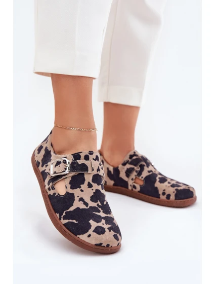 Semišové Polobotky Dámské S Přezkou  model 21703105 - Zazoo