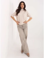 Sweter MI SW model 21807949 beżowy - FPrice Sweter MI SW model 21807949 beżowy - FPrice