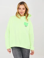 Mikina MJ BL H2587.82 fluo zelená