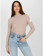 Bluzka TW BZ ciemny bezowy model 21764476 - FPrice Bluzka TW BZ ciemny bezowy model 21764476 - FPrice