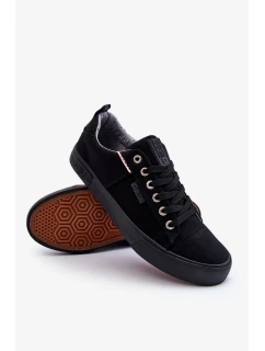 Pánské nízké Materiál tenisky Big Star KK174002 Černá