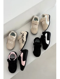 Dětské sportovní boty na suchý zip Perrin – béžové