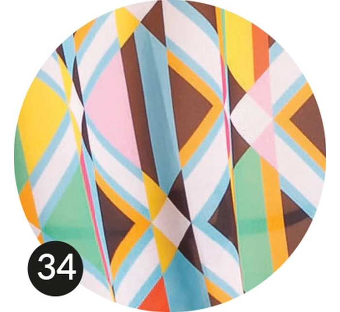 Plážové šaty 11D80SZ 34 modrá-mix - SELF