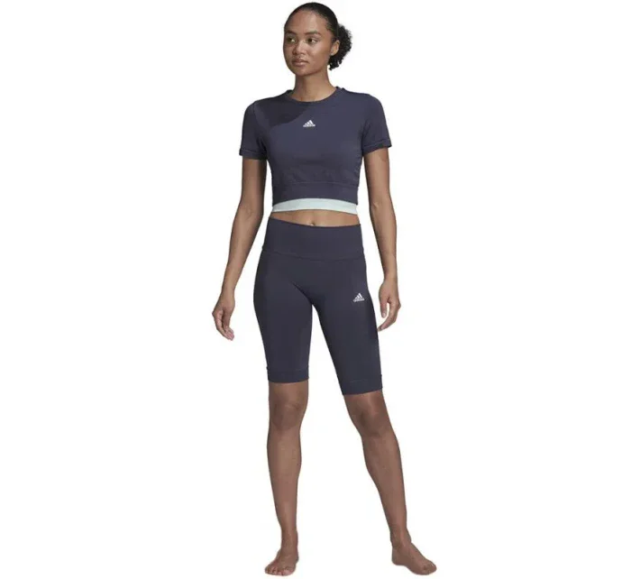 Legíny adidas Aeroknit Seamless Short Tights W HE2960