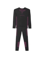 Bezešvé spodní prádlo pro dívky 4F F250 tmavě černé 4FJWAW25USEAF250 20S