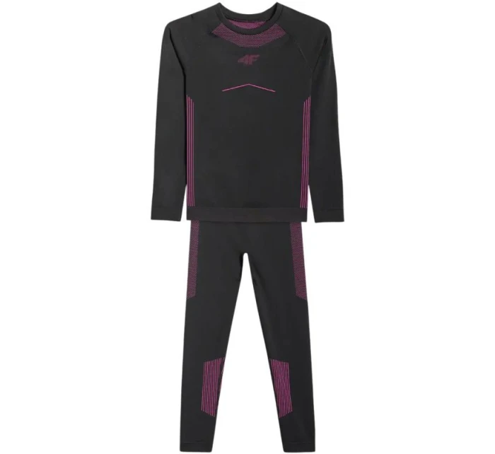 Bezešvé spodní prádlo pro dívky 4F F250 tmavě černé 4FJWAW25USEAF250 20S