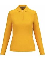 K 244 Dámské piqué polo s dlouhým rukávem model 22507076 yellow - Kariban