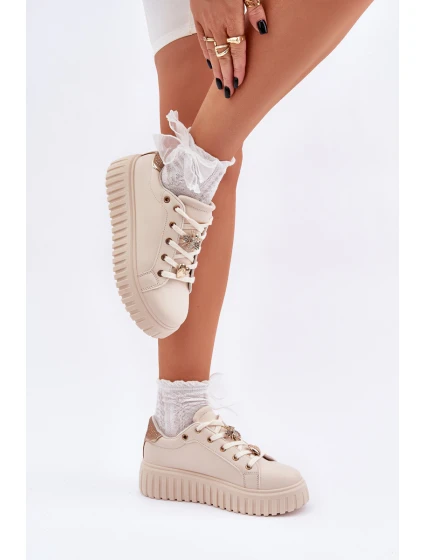 Dámské Tenisky S Béžové model 21683088 - EVENTO Dámské Tenisky S Béžové model 21683088 - EVENTO