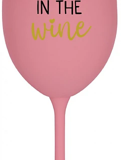 model 22163844 IN THE WINE ružový pohár na víno 350 ml - Giftela