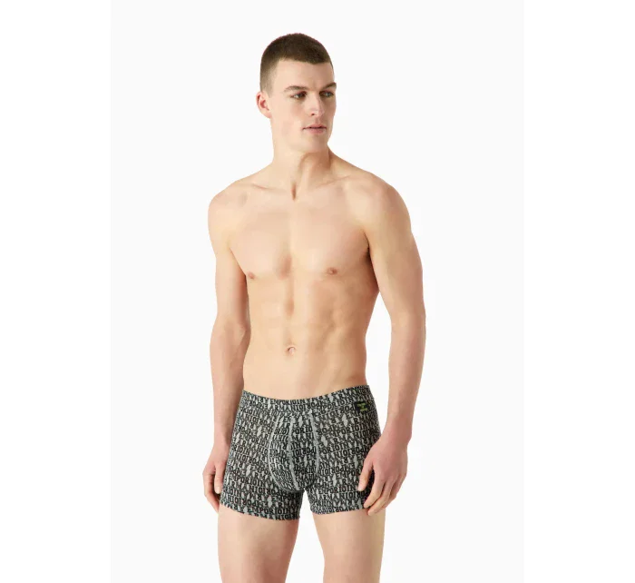 Pánské boxerky  šedé se vzorem  model 19009219 - Emporio Armani