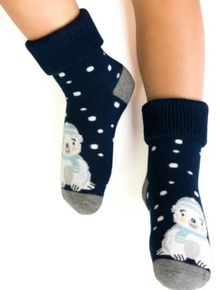 DĚTSKÉ FROTÉ PONOŽKY 154 NÁMOŘNICKÁ MODŘ 20-22