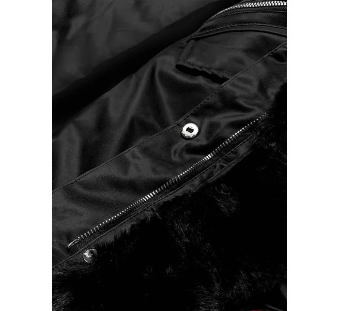 PARKA DAMSKA Z FUTERKIEM CZARNA model 21244419 - J.STYLE PARKA DAMSKA Z FUTERKIEM CZARNA model 21244419 - J.STYLE