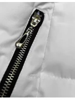 bílá dámská zimní bunda model 21246137 - J.STYLE