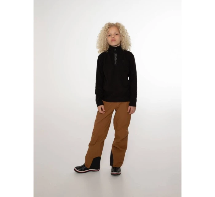 Dětská mikina Protest Perfecty Jr s polovičním zipem z elastické látky černá (P3810400/290) Dětská mikina Protest Perfecty Jr s polovičním zipem z elastické látky černá (P3810400/290)