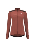 Rogelli dámský dres s dlouhým rukávem MONO hnědý M Rogelli dámský dres s dlouhým rukávem MONO hnědý M