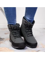 Zimní sněhové boty nepromokavé šedé DK Zimní sněhové boty nepromokavé šedé DK