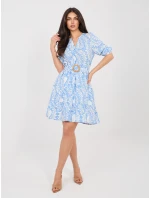 Sukienka D74516M30485A jasny niebieski