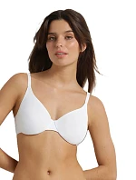 Dámská podprsenka s kosticí DIM INVISIBLE UNDERWIRE FULL CUP BRA - DIM - bílá