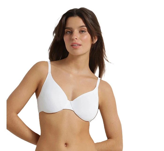Dámská podprsenka s kosticí DIM INVISIBLE UNDERWIRE FULL CUP BRA - DIM - bílá