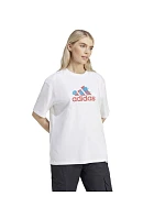 Dámské tričko adidas Flower Pack Badge of Sport bílá IT1421 Dámské tričko adidas Flower Pack Badge of Sport bílá IT1421