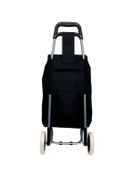 NÁKUPNÍ VOZÍK NA KOLEČKÁCH S RÁMEM 31L ČERNÝ