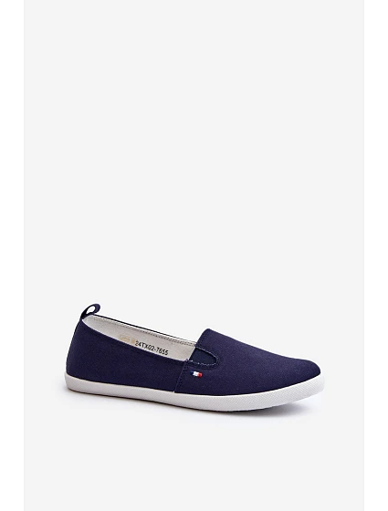 Dámské námořnické slipon tenisky modré model 21661219 - Boto Dámské námořnické slipon tenisky modré model 21661219 - Boto