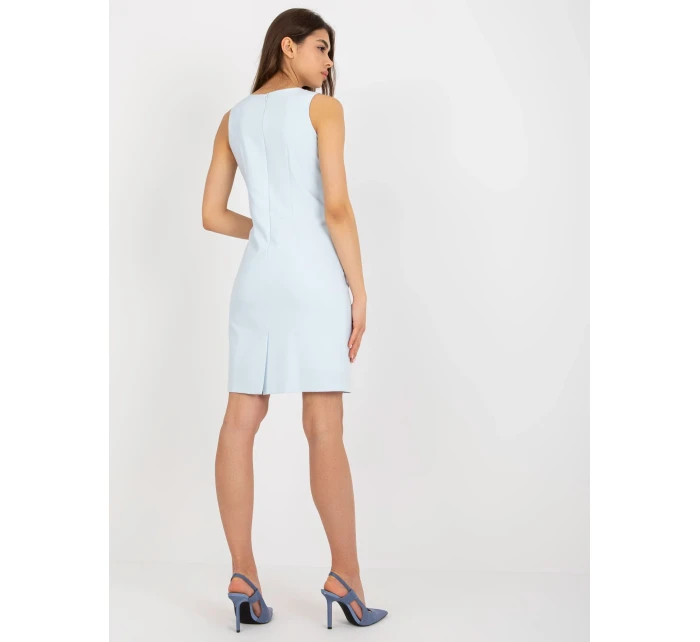 Šaty NU SK světle modrá model 21049382 - FPrice Šaty NU SK světle modrá model 21049382 - FPrice