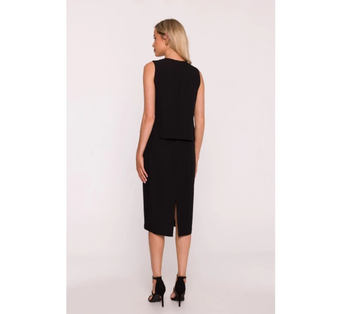 Šaty s černé model 21470647 - STYLOVE Šaty s černé model 21470647 - STYLOVE