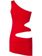 Šaty V-9249 červené - Axami
