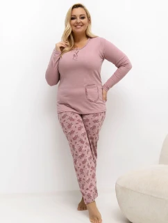 Pohodlná pyžama pro plnoštíhlé model 221193 Forever Pink