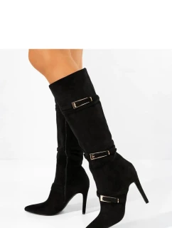 Kozačky na podpatku  model 222032 Solea