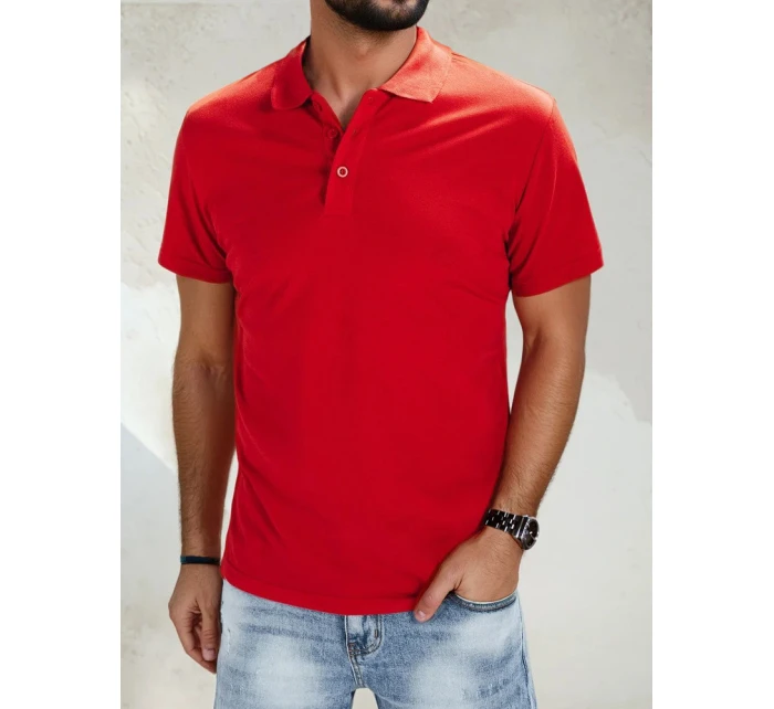 FashionStreet pánská červená polokošile PX0515