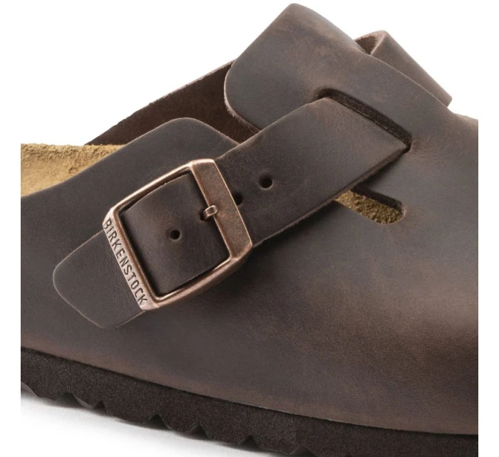 žabky Boston z kůže regular wide model 21735745 - Birkenstock
