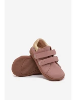 Dětské kožené polobotky Barefoot Růžové model 22031682 - Bartek S.A. Dětské kožené polobotky Barefoot Růžové model 22031682 - Bartek S.A.