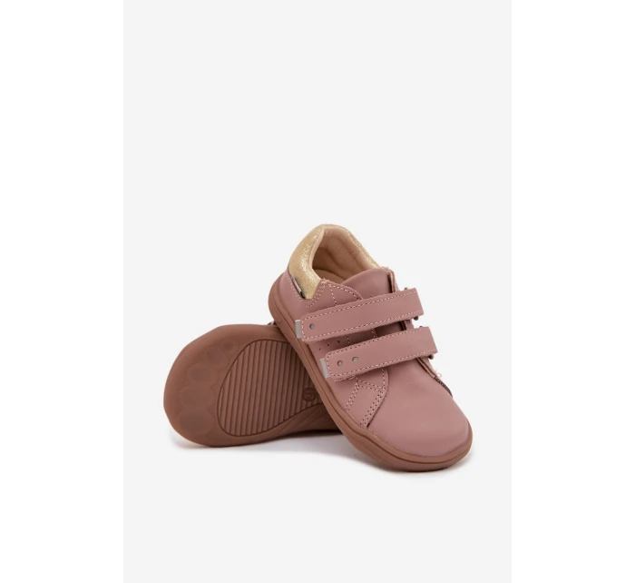 Dětské kožené polobotky Barefoot Růžové model 22031682 - Bartek S.A. Dětské kožené polobotky Barefoot Růžové model 22031682 - Bartek S.A.