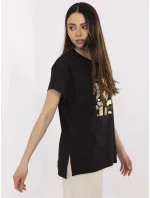 Bluzka CLM BZ model 21094421 czarny - FPrice Bluzka CLM BZ model 21094421 czarny - FPrice