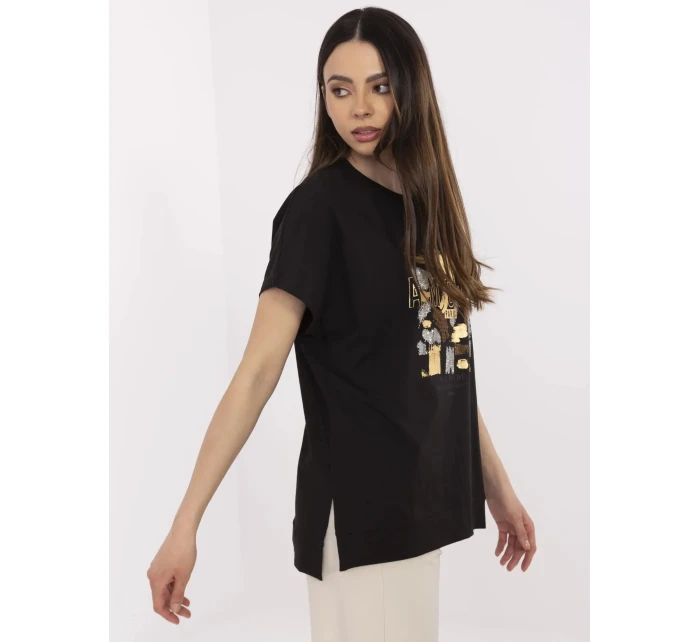 Bluzka CLM BZ model 21094421 czarny - FPrice Bluzka CLM BZ model 21094421 czarny - FPrice