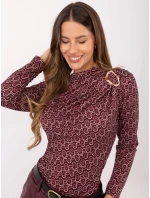 Bluzka IT BZ model 21441073 bordowy - FPrice