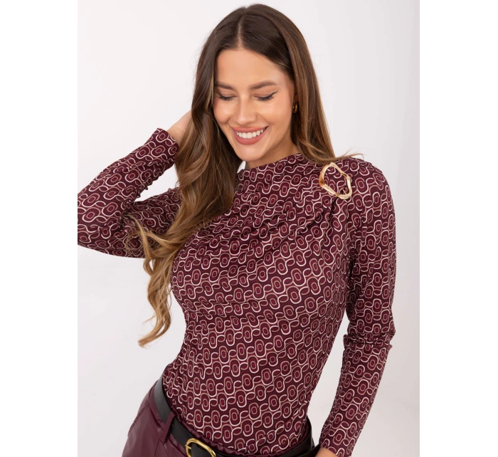 Bluzka IT BZ model 21441073 bordowy - FPrice