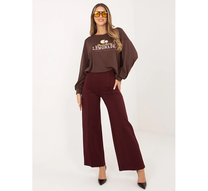 Bluza RV BL model 22074607 ciemny brązowy - FPrice Bluza RV BL model 22074607 ciemny brązowy - FPrice